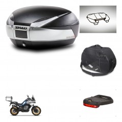 SHAD SH48 trunk + mounting bracket accessories TITANIUM PREMIUM KIT-445455