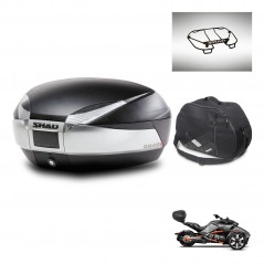 SHAD SH48 trunk + mounting bracket accessories TITANIUM PREMIUM KIT-445462
