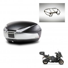SHAD SH48 trunk + mounting bracket upper grill TITANIUM PREMIUM KIT-445468