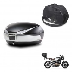 SHAD SH48 trunk + mounting bracket internal bag TITANIUM PREMIUM KIT-445482