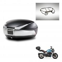 SHAD SH48 trunk + mounting bracket upper grill TITANIUM PREMIUM KIT-445500