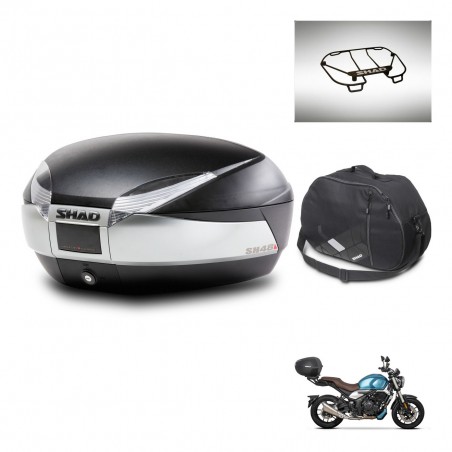 SHAD Baul SH48 + soporte montaje accesorios TITANIUM PREMIUM KIT-445502