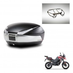 SHAD SH48 trunk + mounting bracket upper grill TITANIUM PREMIUM KIT-445508