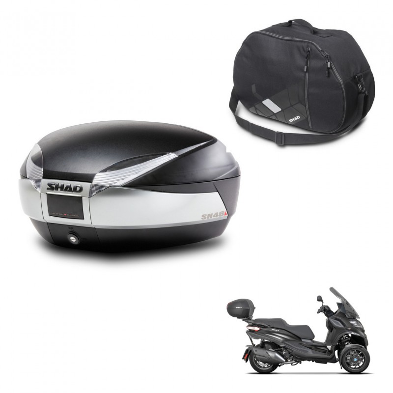 SHAD Baul SH48 + soporte montaje bolsa interna TITANIUM PREMIUM KIT-445514