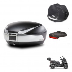 SHAD Baul SH48 + soporte montaje accesorios TITANIUM PREMIUM KIT-445515