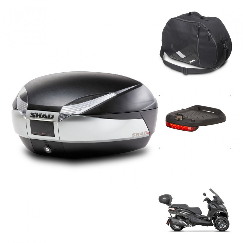 SHAD Baul SH48 + soporte montaje accesorios TITANIUM PREMIUM KIT-445515