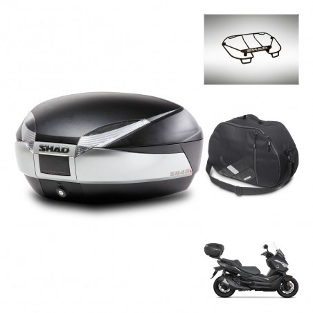 SHAD Baul SH48 + soporte montaje accesorios TITANIUM PREMIUM KIT-445526