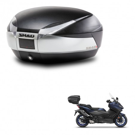 SHAD SH48 trunk + mounting bracket TITANIUM PREMIUM KIT-445536