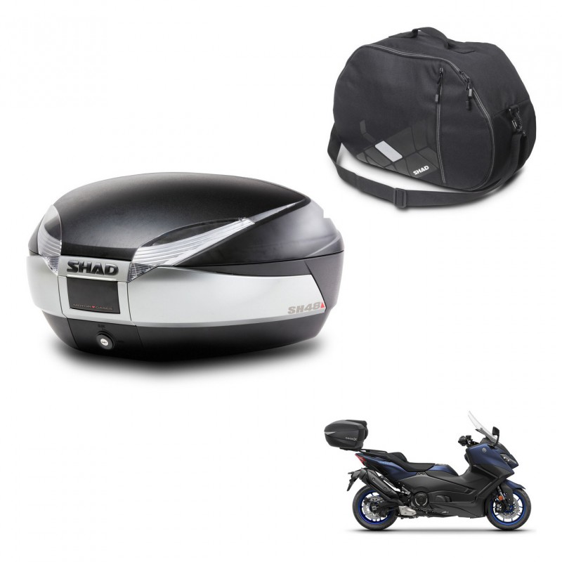 SHAD SH48 trunk + mounting bracket internal bag TITANIUM PREMIUM KIT-445538