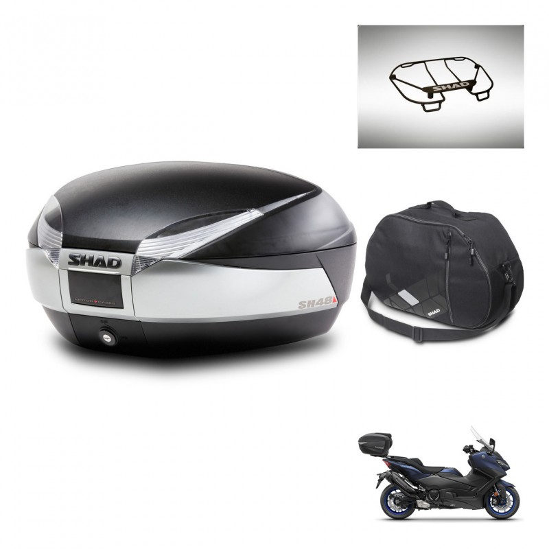 SHAD SH48 trunk + mounting bracket accessories TITANIUM PREMIUM KIT-445542