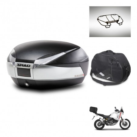 SHAD Baul SH48 + soporte montaje accesorios TITANIUM PREMIUM KIT-445558