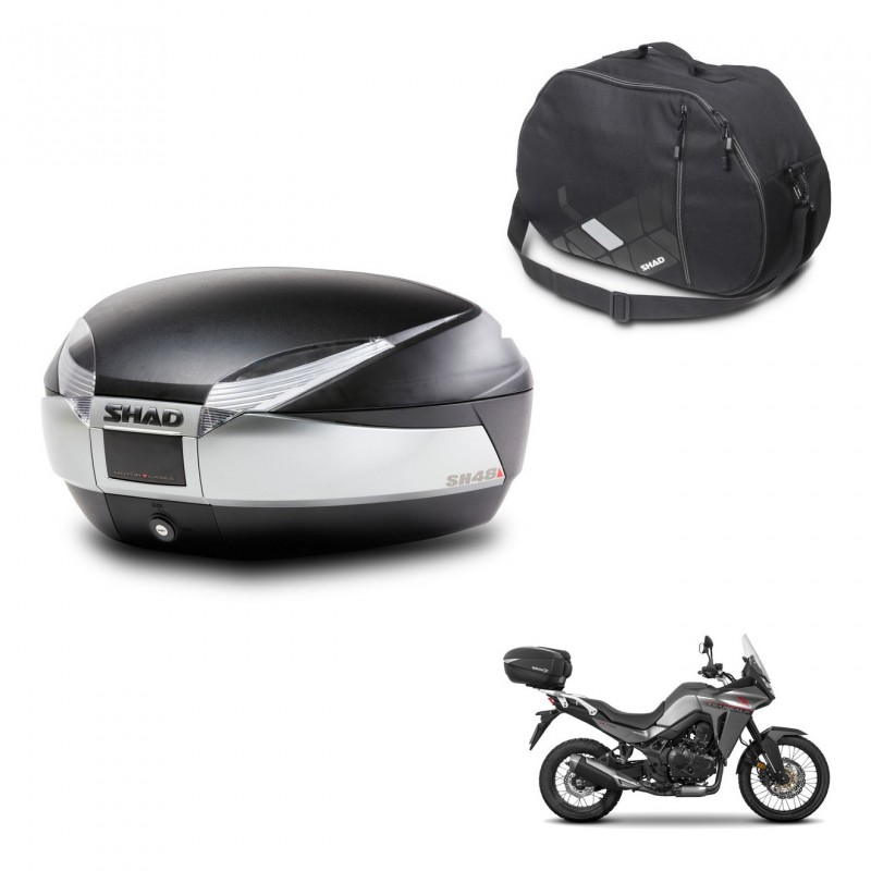 SHAD SH48 trunk + mounting bracket internal bag TITANIUM PREMIUM KIT-445570