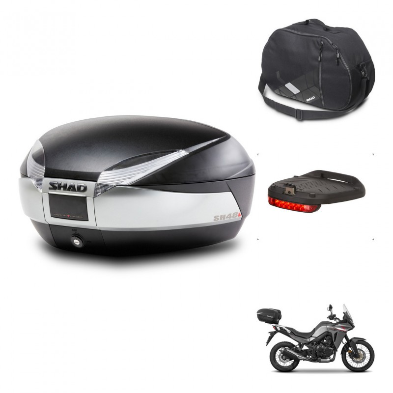 SHAD Baul SH48 + soporte montaje accesorios TITANIUM PREMIUM KIT-445571