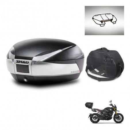 SHAD SH48 trunk + mounting bracket accessories TITANIUM PREMIUM KIT-445582