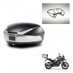 SHAD SH48 trunk + mounting bracket upper grill TITANIUM PREMIUM KIT-445588