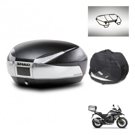 SHAD Baul SH48 + soporte montaje accesorios TITANIUM PREMIUM KIT-445590