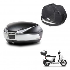 SHAD Baul SH48 + soporte montaje bolsa interna TITANIUM PREMIUM KIT-445594