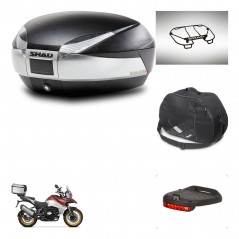 SHAD Baul SH48 + soporte montaje accesorios TITANIUM PREMIUM KIT-445607