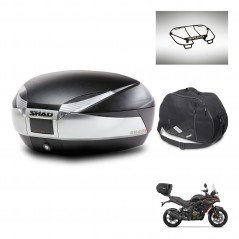 SHAD SH48 trunk + mounting bracket accessories TITANIUM PREMIUM KIT-445614