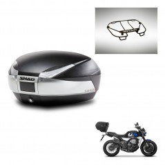 SHAD SH48 trunk + mounting bracket upper grill TITANIUM PREMIUM KIT-445628