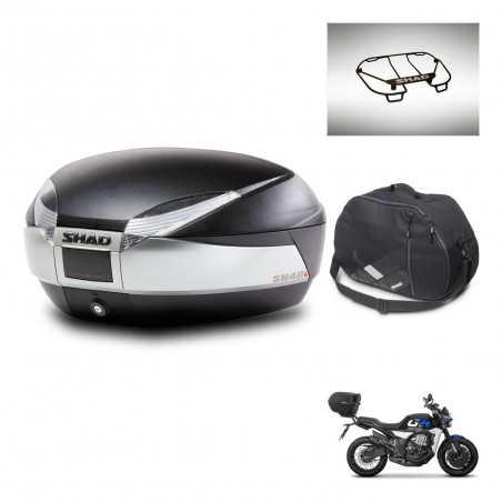 SHAD Baul SH48 + soporte montaje accesorios TITANIUM PREMIUM KIT-445630