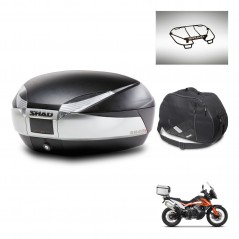 SHAD Baul SH48 + soporte montaje accesorios TITANIUM PREMIUM KIT-445646