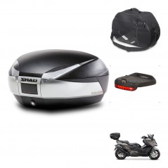 SHAD Baul SH48 + soporte montaje accesorios TITANIUM PREMIUM KIT-445667