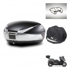 SHAD SH48 trunk + mounting bracket accessories TITANIUM PREMIUM KIT-445670