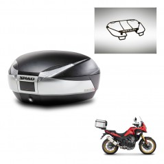 SHAD SH48 trunk + mounting bracket upper grill TITANIUM PREMIUM KIT-445684