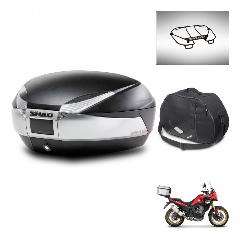 SHAD Baul SH48 + soporte montaje accesorios TITANIUM PREMIUM KIT-445686