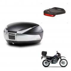 SHAD Baul SH48 + soporte montaje luz de freno TITANIUM PREMIUM KIT-445689