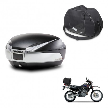 SHAD Baul SH48 + soporte montaje bolsa interna TITANIUM PREMIUM KIT-445690