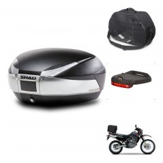 SHAD Baul SH48 + soporte montaje accesorios TITANIUM PREMIUM KIT-445691