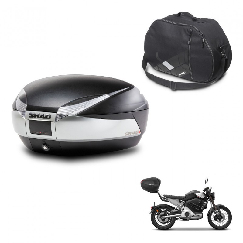 SHAD SH48 trunk + mounting bracket internal bag TITANIUM PREMIUM KIT-445698