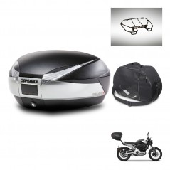 SHAD Baul SH48 + soporte montaje accesorios TITANIUM PREMIUM KIT-445702