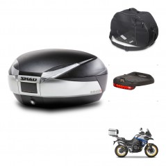 SHAD Baul SH48 + soporte montaje accesorios TITANIUM PREMIUM KIT-445707