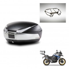 SHAD SH48 trunk + mounting bracket upper grill TITANIUM PREMIUM KIT-445708