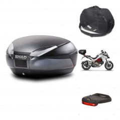 SHAD Baul SH48 + soporte montaje accesorios DARK GREY PREMIUM KIT-445731