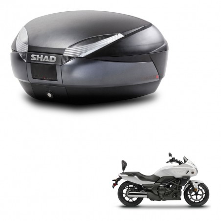 SHAD Baul SH48 + soporte montaje DARK GREY PREMIUM KIT-445736