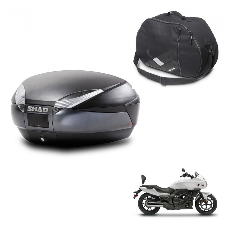 SHAD SH48 trunk + mounting bracket internal bag DARK GREY PREMIUM KIT-445738