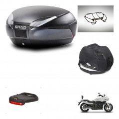 SHAD Baul SH48 + soporte montaje accesorios DARK GREY PREMIUM KIT-445743
