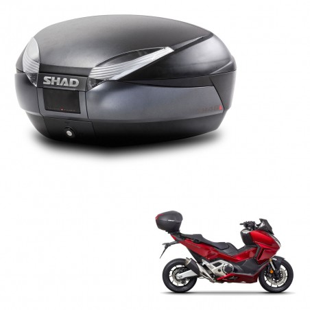 SHAD Baul SH48 + soporte montaje DARK GREY PREMIUM KIT-445744