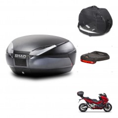 SHAD Baul SH48 + soporte montaje accesorios DARK GREY PREMIUM KIT-445747