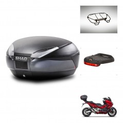 SHAD SH48 trunk + mounting bracket accessories DARK GREY PREMIUM KIT-445749