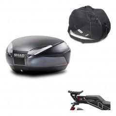SHAD Baul SH48 + soporte montaje bolsa interna DARK GREY PREMIUM KIT-445754