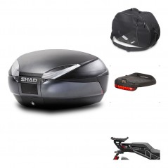 SHAD Baul SH48 + soporte montaje accesorios DARK GREY PREMIUM KIT-445755