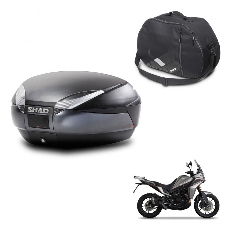 SHAD SH48 trunk + mounting bracket internal bag DARK GREY PREMIUM KIT-445762