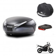 SHAD SH48 trunk + mounting bracket accessories DARK GREY PREMIUM KIT-445763