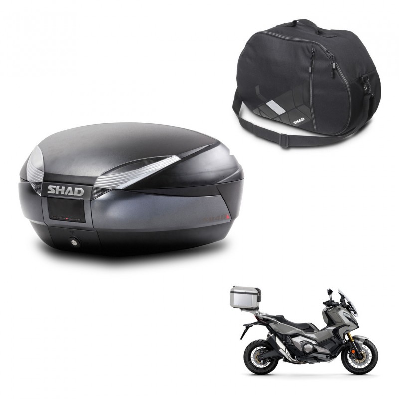 SHAD SH48 trunk + mounting bracket internal bag DARK GREY PREMIUM KIT-445770