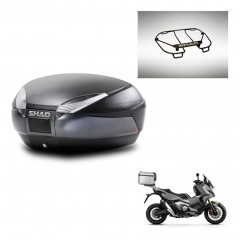 SHAD SH48 trunk + mounting bracket upper grill DARK GREY PREMIUM KIT-445772